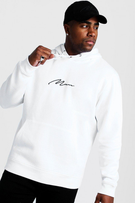 Basic Zip Through Fleece Hoodie