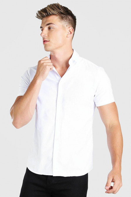  Muscle Fit Short Sleeve Shirt(W)