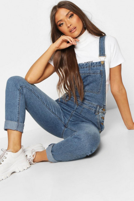 Boyfriend Denim Dungarees